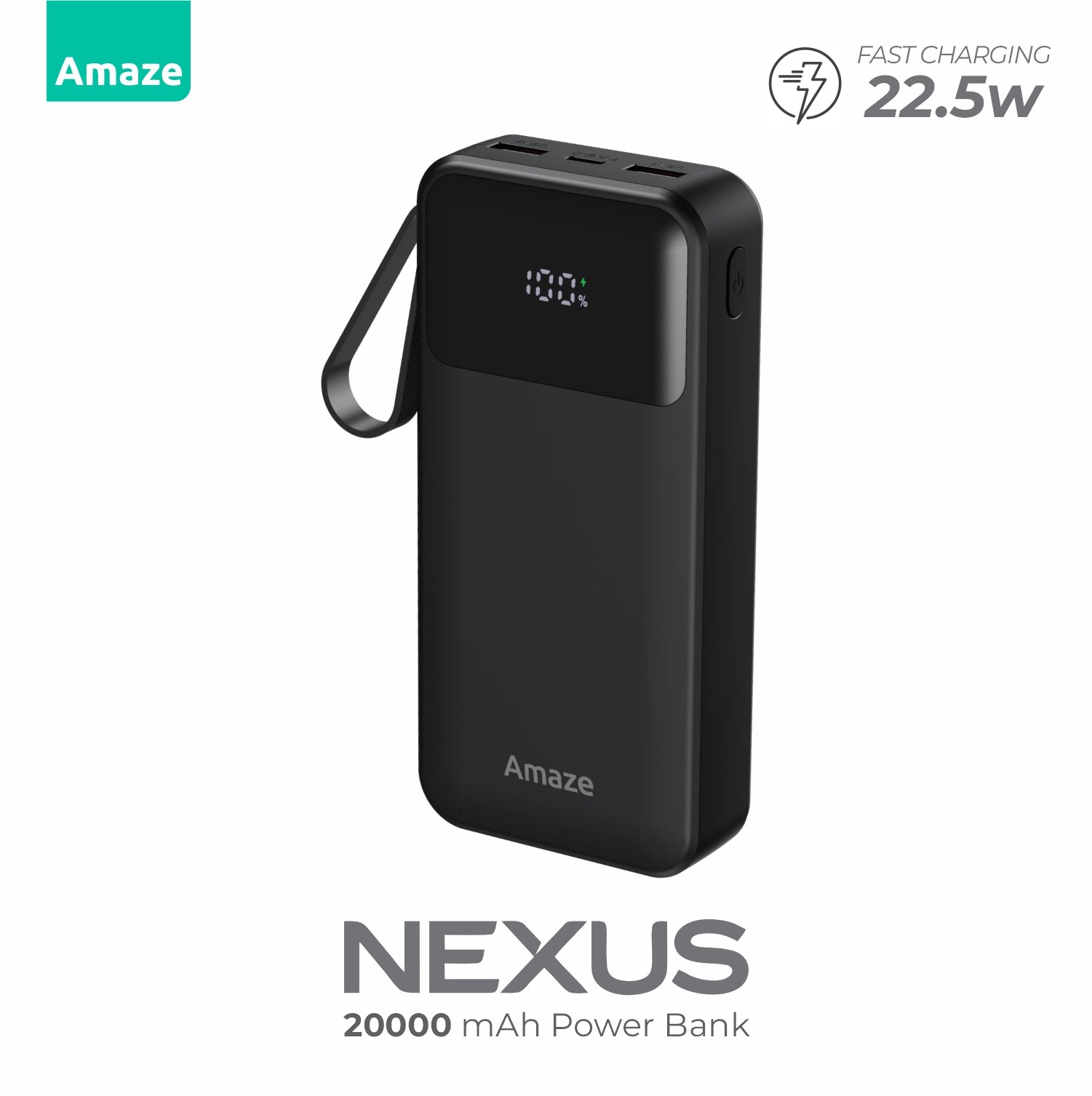 AMAZE NEXUS 20000 mAh Power Bank 22.5 W- A232