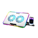 LAPTOP RGB DUAL FAN COOLING STAND | A505