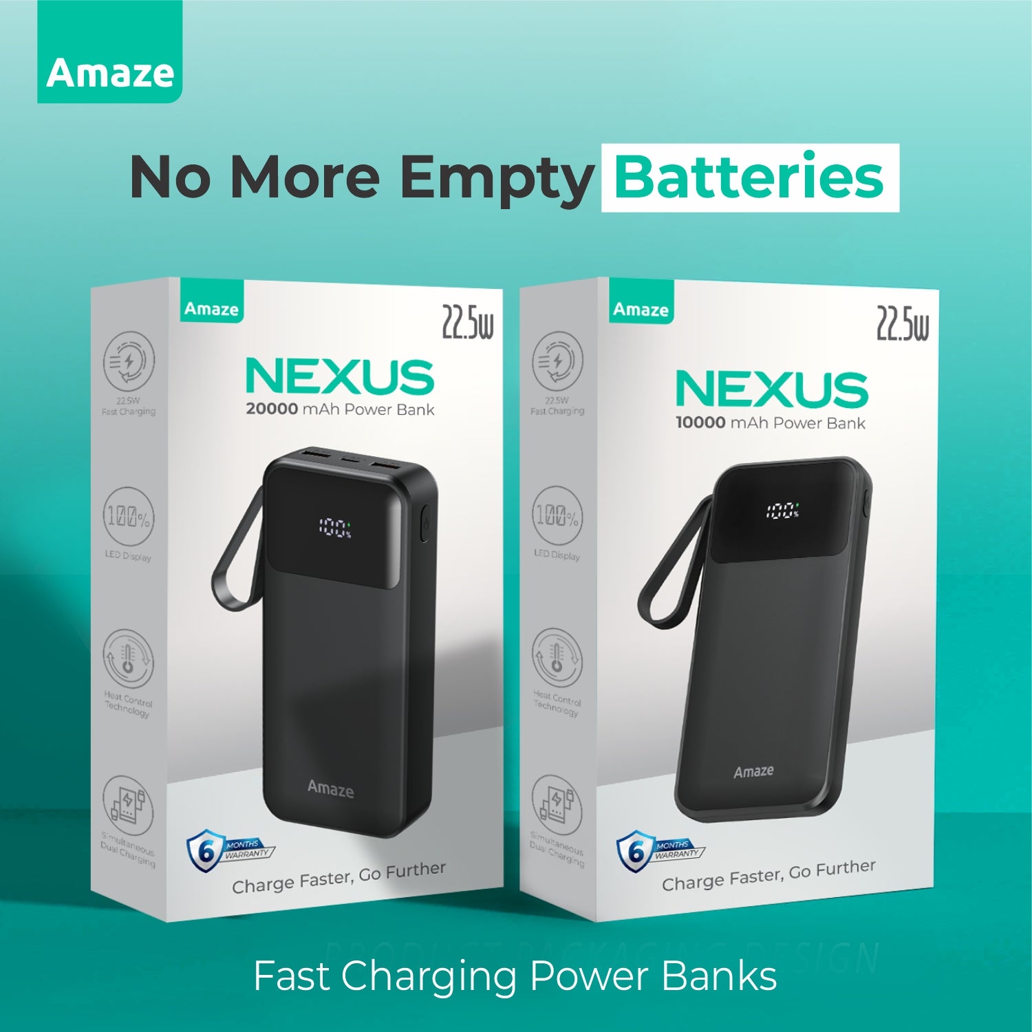 AMAZE NEXUS 20000 mAh Power Bank 22.5 W- A232