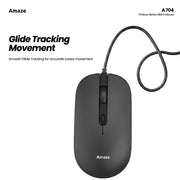 Probus Silent Click Wired Mouse| A704