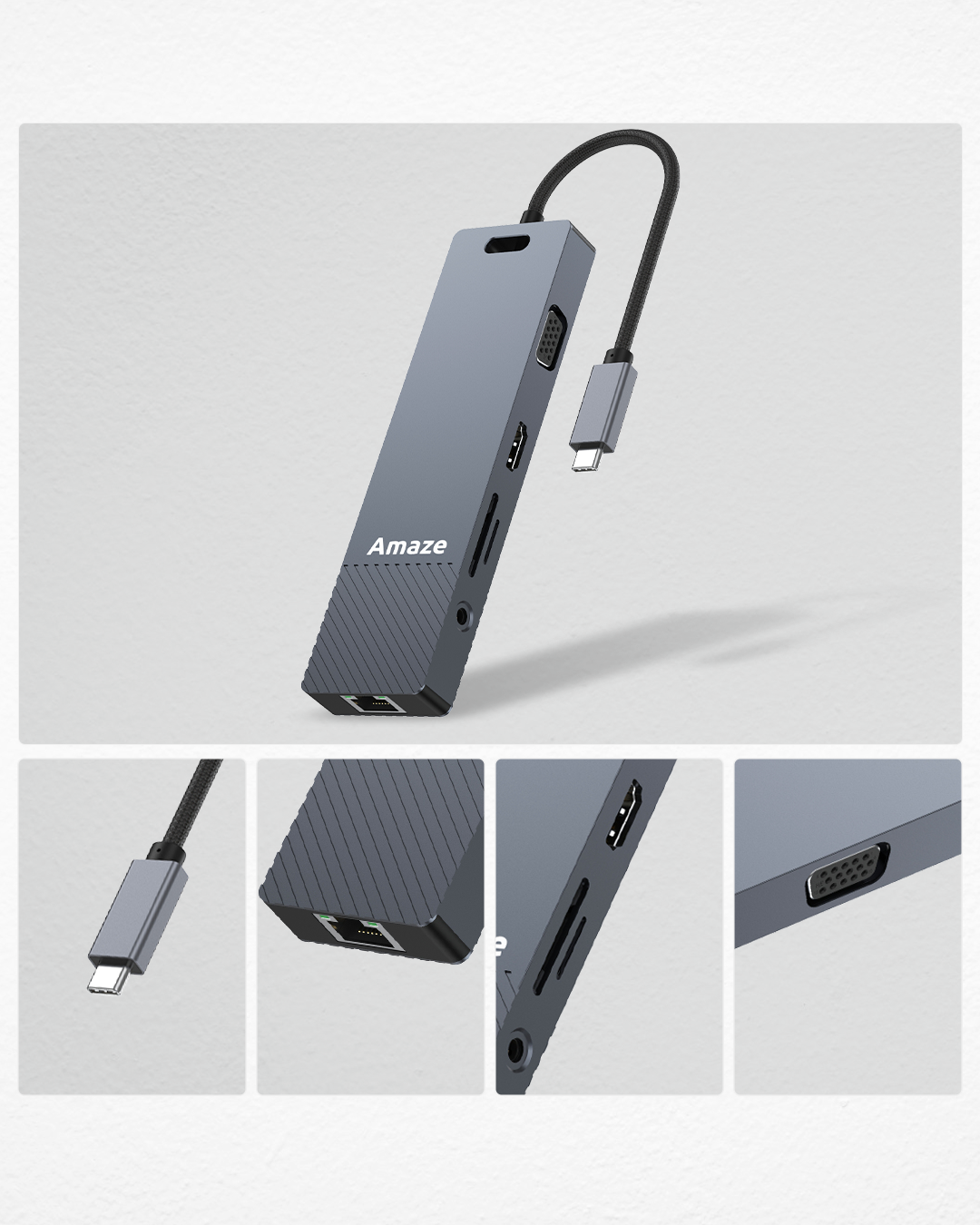 Amaze Alloy Series 11-in-1 Multiport Hub | A3211