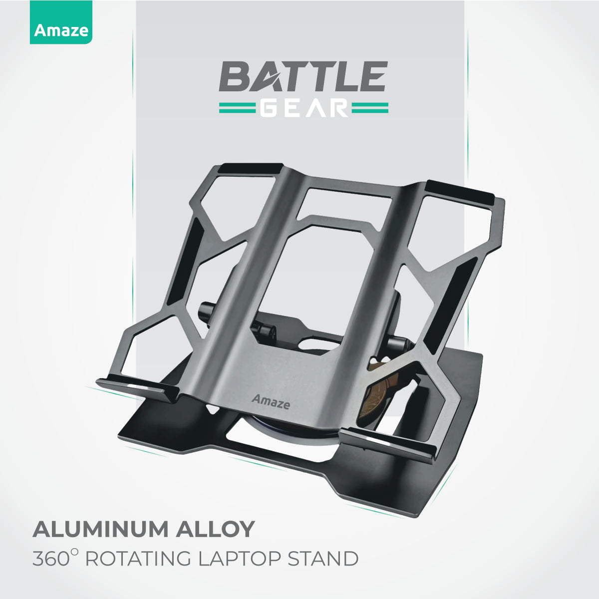 Battle Gear Aluminum Alloy 360 Degree Laptop Stand | A540