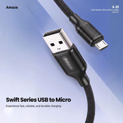 Swift Series USB to Micro Cable 2.4A 1m | A22