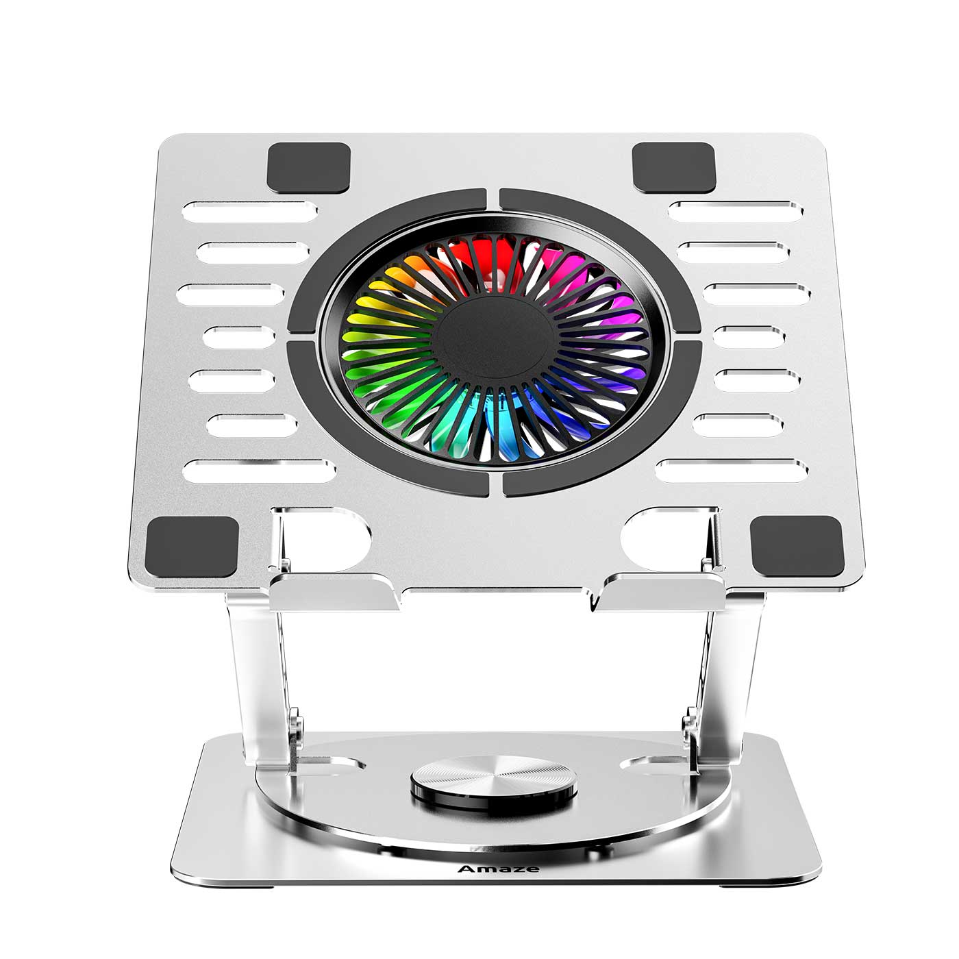 LAPTOP ALUMINUM ROTATABLE RGB COOLING STAND | A525