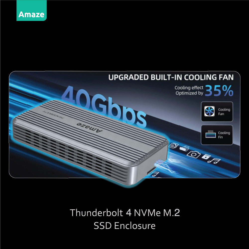 Amaze Thunderbolt 4 M.2 NVME SSD ENCLOSURE | A227