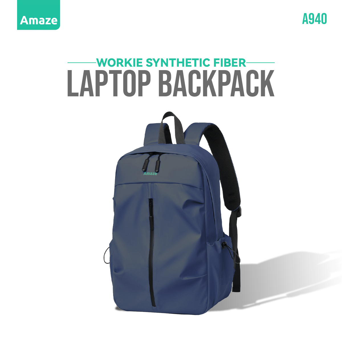 Workie Synthetic Fiber Laptop Backpack | A940