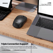 Probus Triple Connection Rechargeable Wireless Mouse   | A720