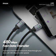 Ultra Pro Type C to Type C 100W Fast Charging Cable 1M – A46