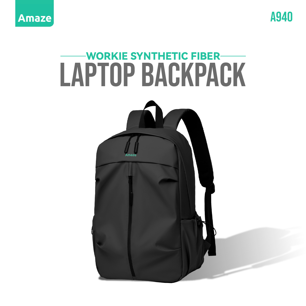 Workie Synthetic Fiber Laptop Backpack | A940