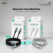 Ultra Pro Type C to Type C 60W Fast Charging Cable 1M – A45