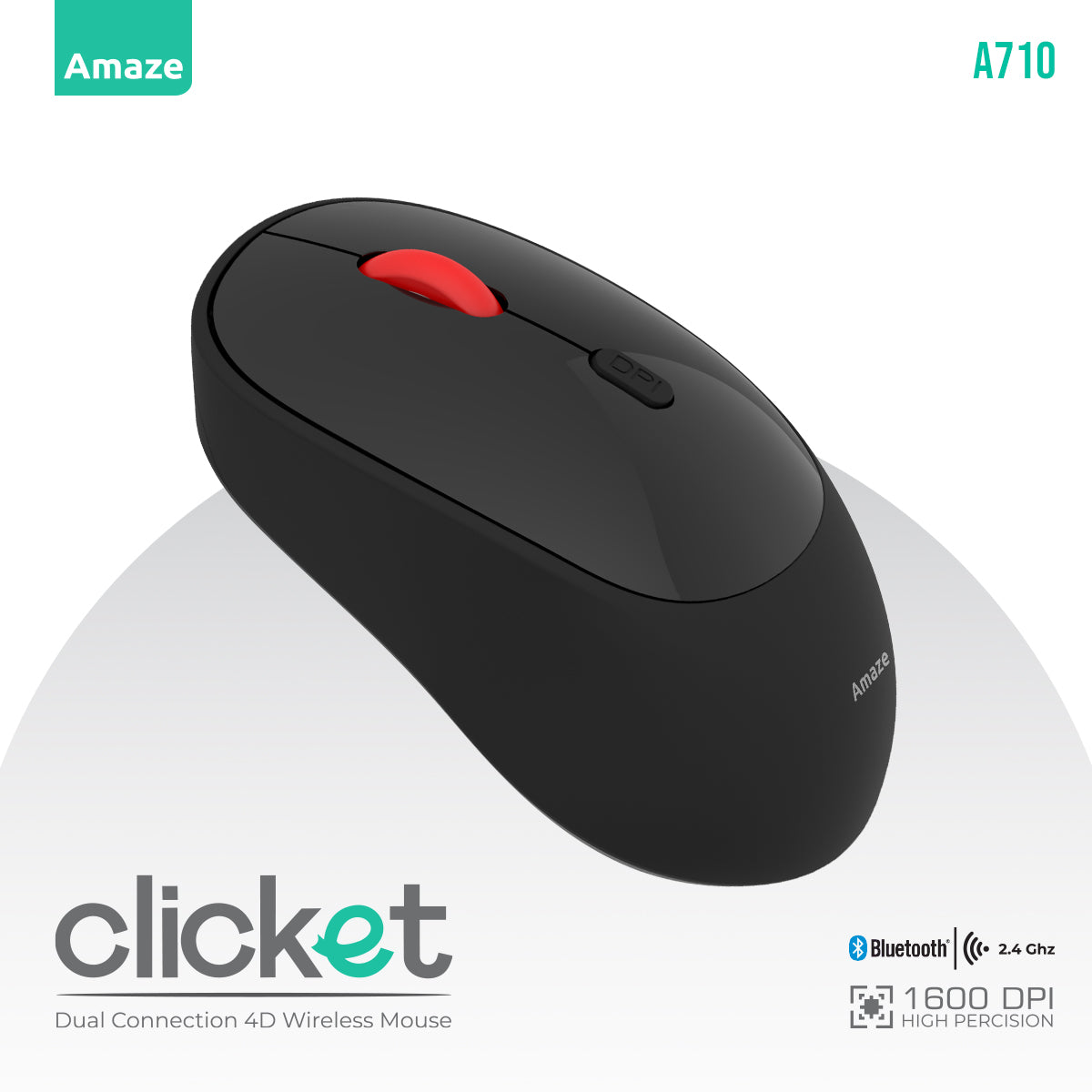 Clicket Dual Wireless Mouse | A710