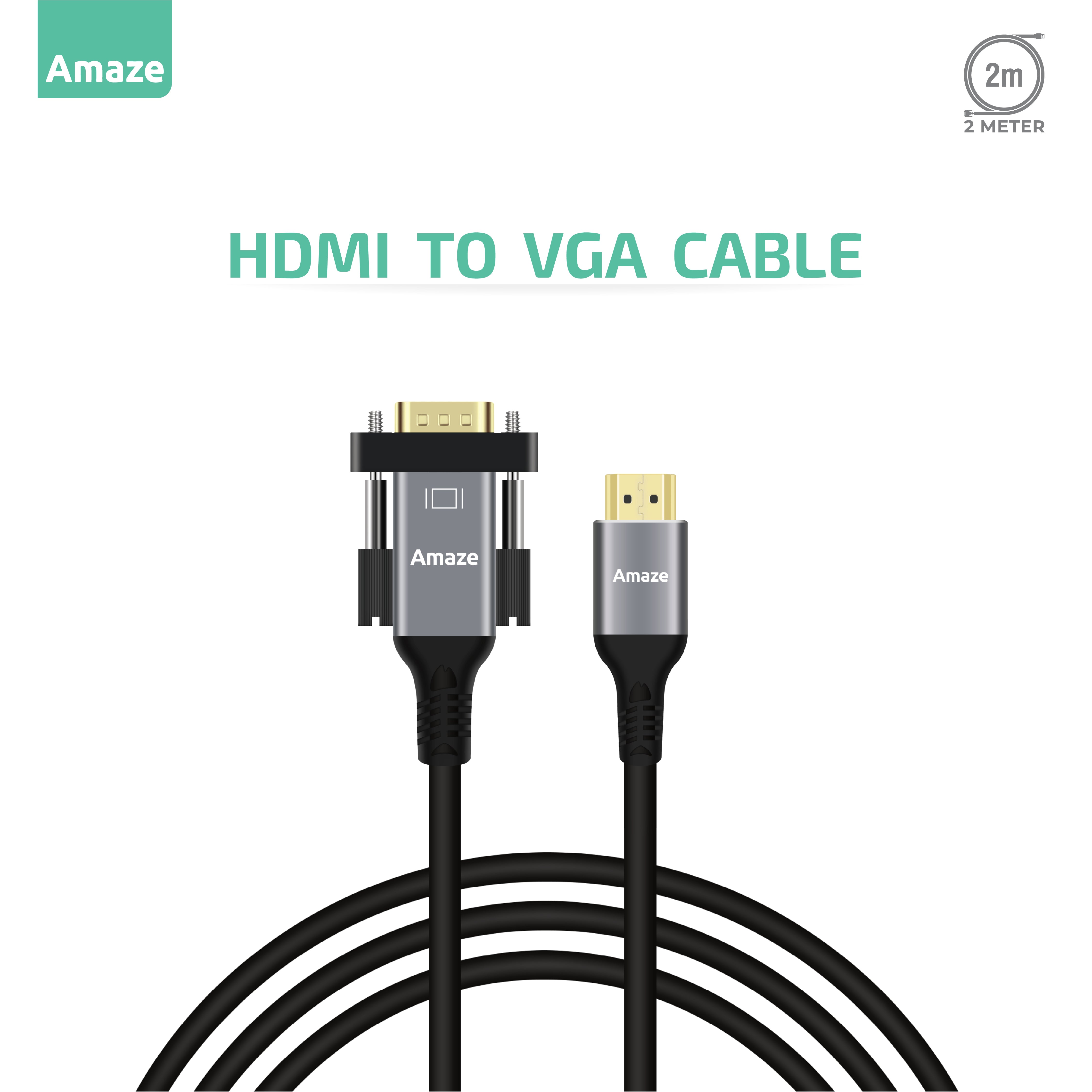 AMAZE HDMI TO VGA Cable | A825