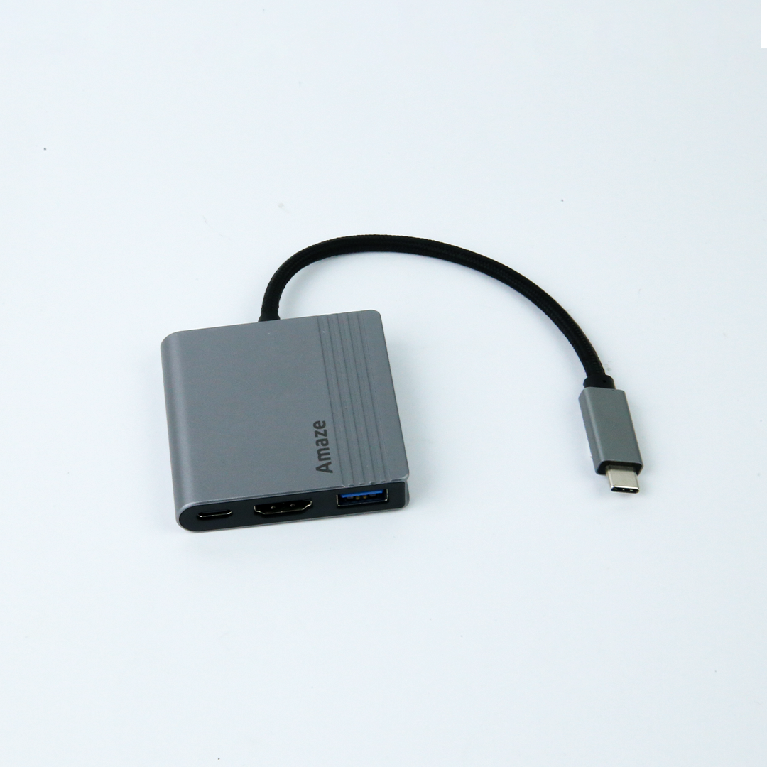 Amaze Aluminum Alloy 3-in1 Multiport Hub | A320