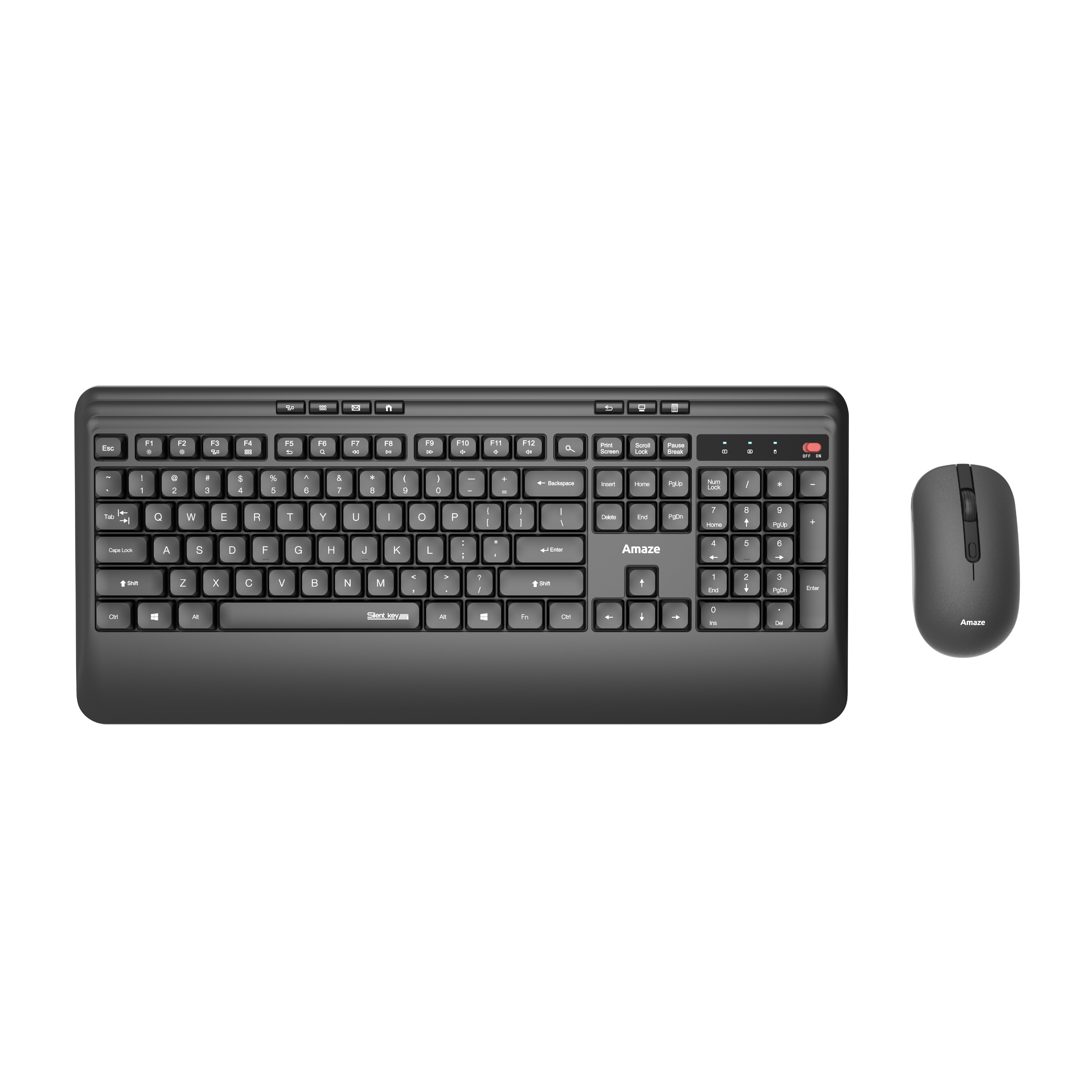Probus Palm Comfort Silent Wireless Keyboard & Mouse Combo | A744