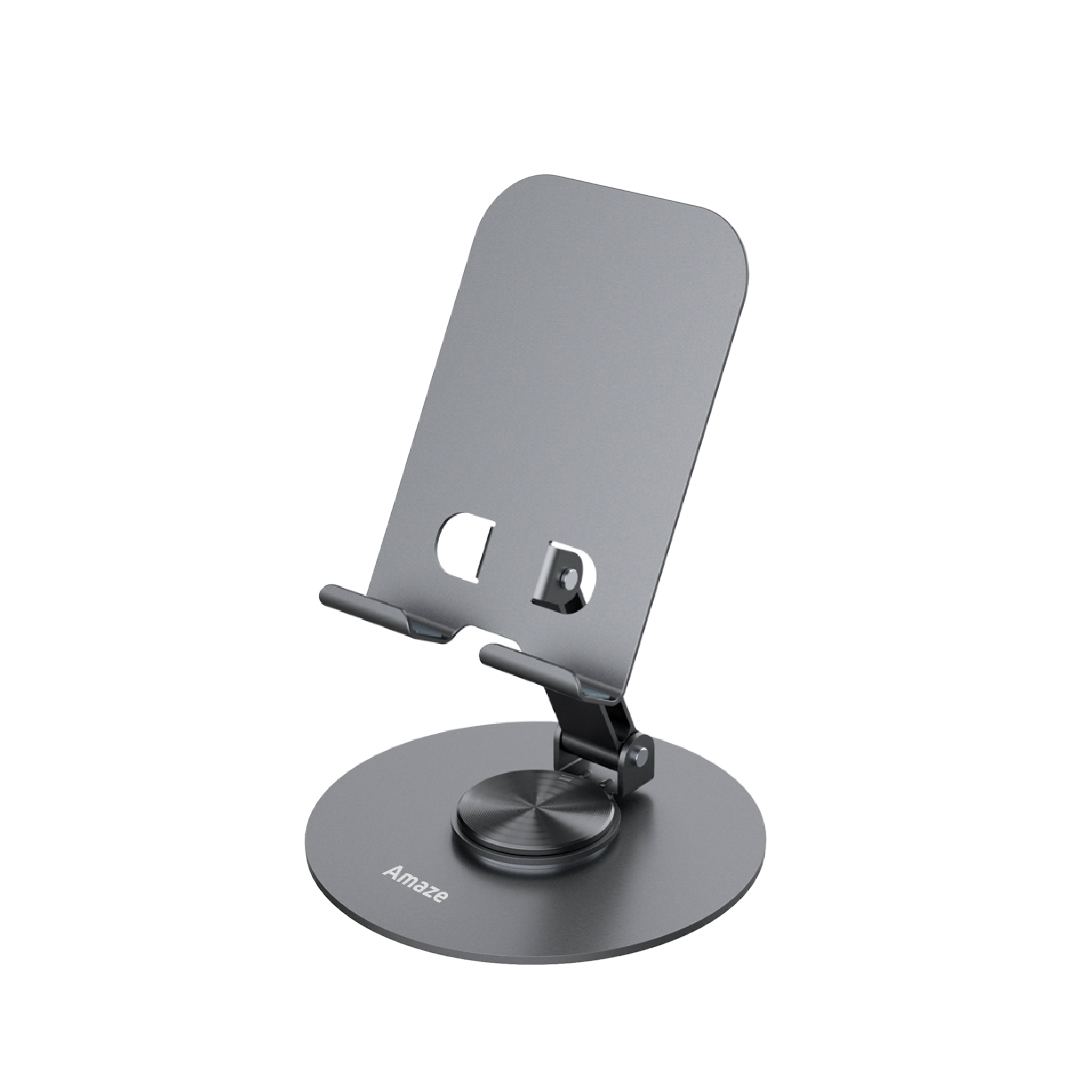 360 Degree Metallic Desktop Mobile Holder | A560