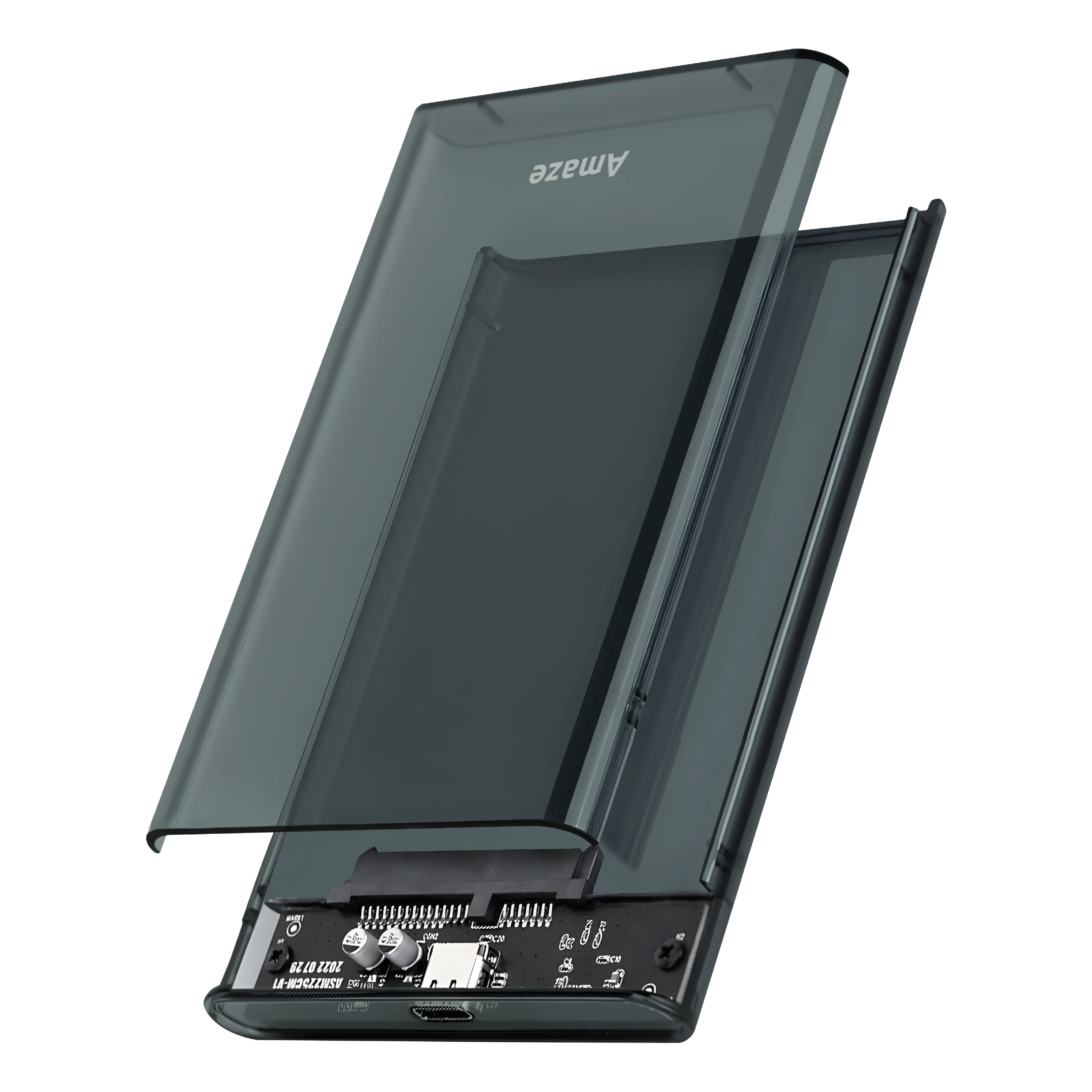 PHANTOM SERIES TRANSPARENT 2.5" HDD ENCLOSURE TYPE C - 6GBPS | A206C