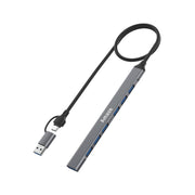 USB + TYPE C 7-PORT USB 3.0 HUB | A307