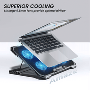 6 Fan Laptop Cooling Pad | A-506