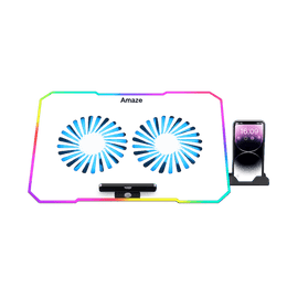 LAPTOP RGB DUAL FAN COOLING STAND | A505