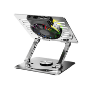 LAPTOP ALUMINUM ROTATABLE RGB COOLING STAND | A525