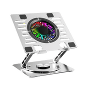 LAPTOP ALUMINUM ROTATABLE RGB COOLING STAND | A525