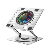 LAPTOP ALUMINUM ROTATABLE RGB COOLING STAND | A525