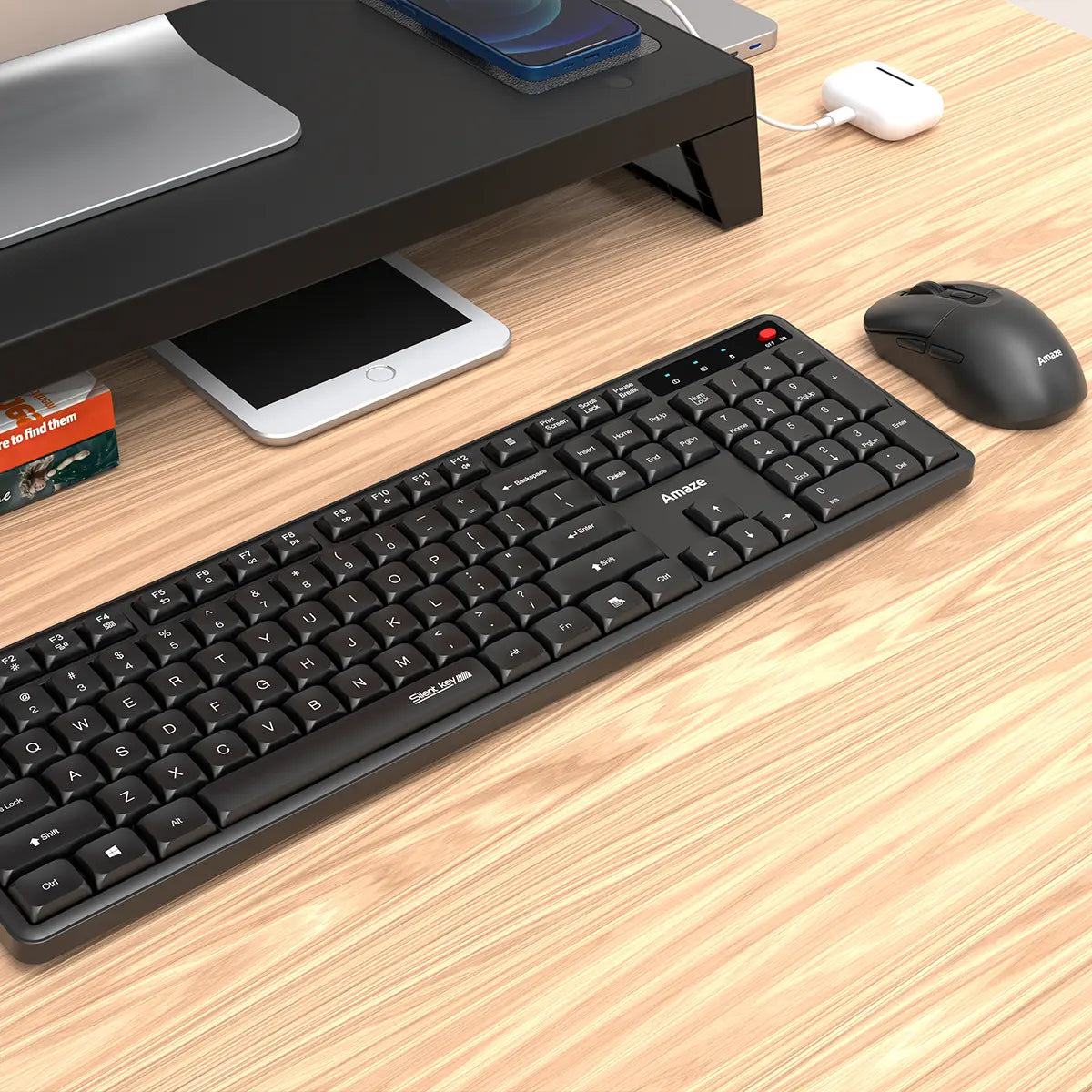 Probus Super Silent Wireless Keyboard & Mouse Combo   | A742