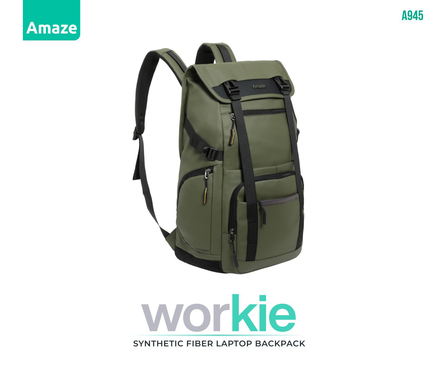 Amaze Premium Synthetic Fibre Backpack| A945