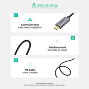 Type-C to DisplayPort Cable | A146
