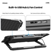 6 Fan Laptop Cooling Pad | A-506