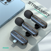 Streamify Active Noise Cancellation Wireless Microphone | A680