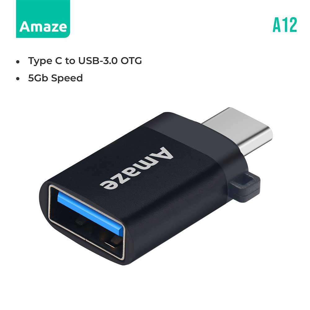 AMAZE TYPE C TO USB 3.0 MINI OTG ADAPTER | A12