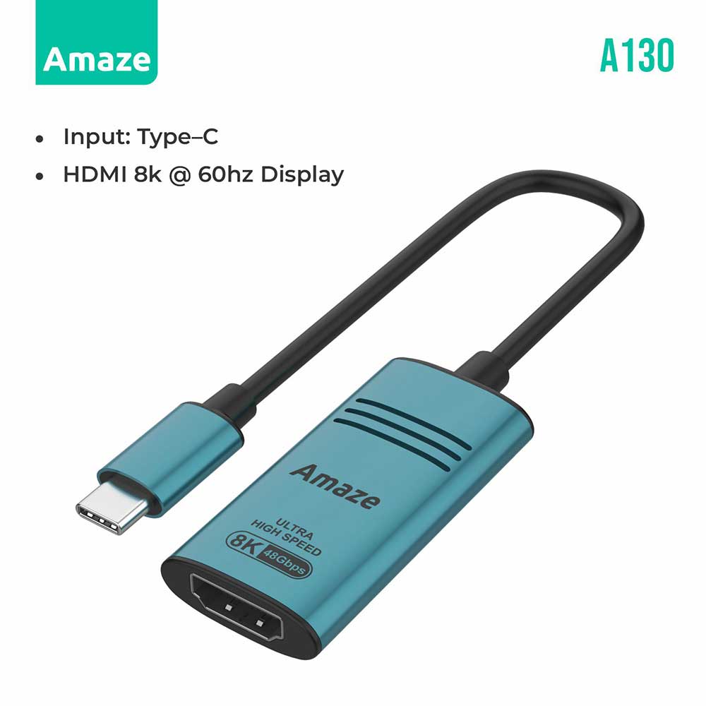 AMAZE TYPE C TO HDMI 8K ADAPTER | A130