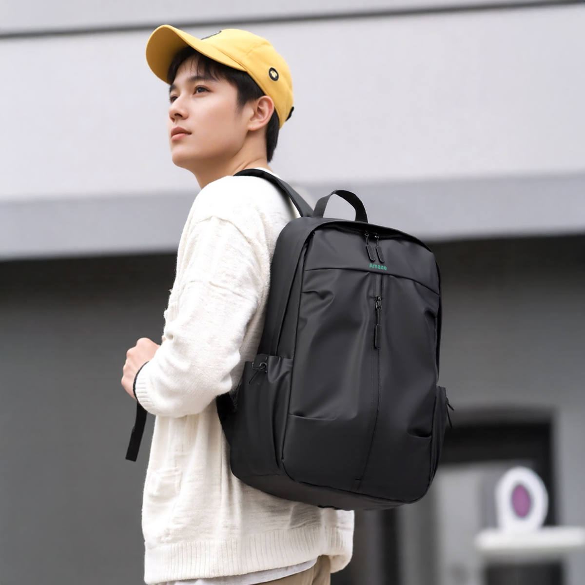 Workie Synthetic Fiber Laptop Backpack | A940
