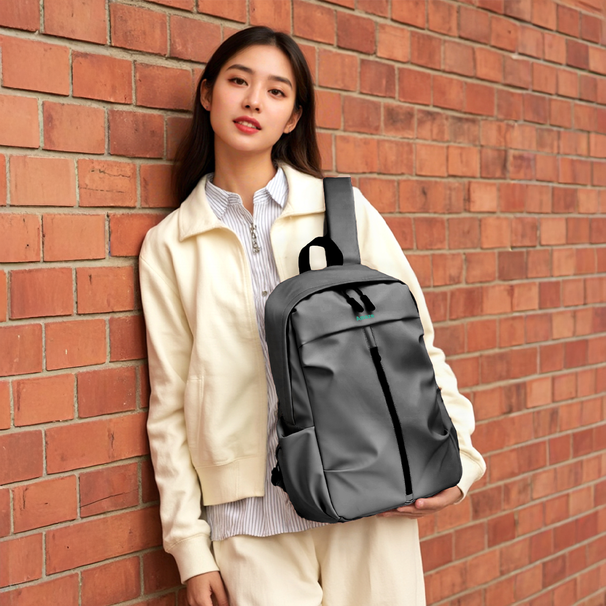 Workie Synthetic Fiber Laptop Backpack | A940