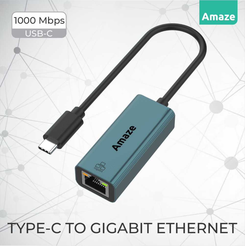 AMAZE TYPE C TO GIGABIT ETHERNET ADAPTER A405