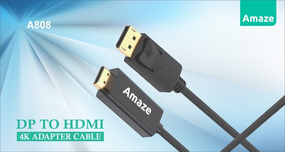 AMAZE DP TO HDMI 4K ADAPTER CABLE A808